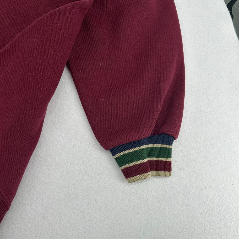 Vintage 90s Men's Maroon Utah State University Aggies Crewneck Sweatshirt Sz M - Picture 6 of 8